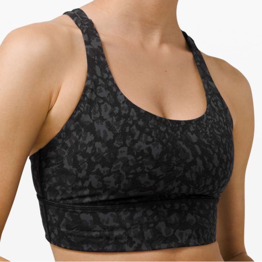 Lululemon Longline energy bra size 4 in cheetah print